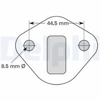 DELPHI HDF939 - Filtro combustible