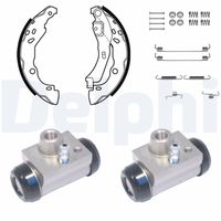 DELPHI KP1077 - Lado de montaje: Eje trasero<br>Diámetro [mm]: 203<br>Ancho [mm]: 38,6<br>Sistema de frenos: BOSCH<br>