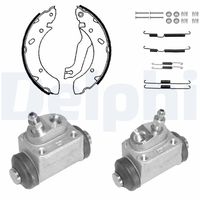 DELPHI KP1087 - Lado de montaje: Eje trasero<br>Diámetro [mm]: 203,2<br>Ancho [mm]: 38,5<br>Sistema de frenos: SUMITOMO<br>