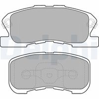DELPHI LP1551 - Juego de pastilla, freno de estacionamiento de disco