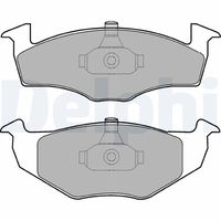 DELPHI LP1601 - Juego de pastilla, freno de estacionamiento de disco