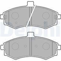 DELPHI LP1788 - Juego de pastillas de freno