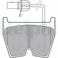 DELPHI LP1856 - Juego de pastilla, freno de estacionamiento de disco