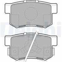 DELPHI LP1972 - Juego de pastillas de freno