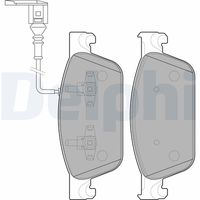 DELPHI LP2199 - Lado de montaje: Eje delantero<br>para diámetro disco de freno [mm]: 308<br>Número de PR: 2E3<br>Código FMSI: D1174-8287<br>Homologación: E4 90R-01465/1668<br>Número de WVA: 23746 23747 23749<br>Sistema de frenos: Continental<br>Artículo complementario / información complementaria 2: Chapa antichirridos<br>Artículo complementario/Información complementaria: sin accesorios<br>Material del forro de fricción: Low-Metallic<br>Contacto avisador de desgaste: con contacto avisador de desgaste<br>Ancho 1 [mm]: 156,2<br>Ancho 2 [mm]: 156,2<br>Altura 1 [mm]: 75<br>Altura 2 [mm]: 73,2<br>Espesor/grosor 1 [mm]: 20<br>Espesor/grosor 2 [mm]: 20<br>