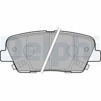 DELPHI LP2202 - Lado de montaje: Eje trasero<br>Código FMSI: D1297<br>Homologación: E1 90R-02A0039/0496<br>Sistema de frenos: Mando<br>Artículo complementario / información complementaria 2: Chapa antichirridos<br>Artículo complementario/Información complementaria: sin accesorios<br>Material del forro de fricción: Low-Metallic<br>Contacto avisador de desgaste: con avisador acústico de desgaste<br>Ancho 1 [mm]: 118,7<br>Ancho 2 [mm]: 118,6<br>Altura 1 [mm]: 47,2<br>Altura 2 [mm]: 47,2<br>Espesor/grosor 1 [mm]: 15,6<br>Espesor/grosor 2 [mm]: 15,6<br>Número de WVA: 24488<br>Número de WVA: 24489<br>Número de WVA: 24490<br>