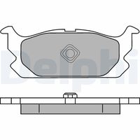DELPHI LP1065 - Juego de pastilla, freno de estacionamiento de disco