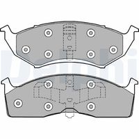 DELPHI LP1166 - Juego de pastilla, freno de estacionamiento de disco