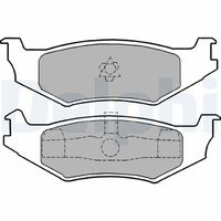 DELPHI LP1159 - Juego de pastillas de freno
