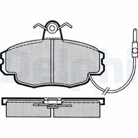 DELPHI LP248 - Juego de pastilla, freno de estacionamiento de disco