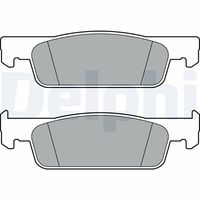 DELPHI LP2479 - Lado de montaje: Eje delantero<br>Espesor [mm]: 18<br>Longitud [mm]: 140,2<br>Contacto avisador de desgaste: excl. contacto de avisador de desgaste<br>Sistema de frenos: ATE<br>Ancho 1 [mm]: 40<br>Ancho 2 [mm]: 42<br>Número de WVA: 22448<br>Número de WVA: 25702<br>