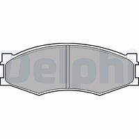 DELPHI LP358 - Lado de montaje: Eje delantero<br>Espesor [mm]: 15,5<br>Homologación: R90 Homologated<br>Longitud [mm]: 145<br>Ancho [mm]: 57<br>Peso [kg]: 1,75<br>Contacto avisador de desgaste: no preparado para indicador de desgaste<br>Sistema de frenos: TRW<br>Tipo de envase: caja<br>Número de WVA: 21481<br>Cantidad de muelles: 4<br>long. de embalaje [cm]: 16,8<br>Ancho de embalaje [cm]: 12,7<br>h embalaje [cm]: 4,7<br>