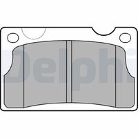 DELPHI LP39 - Lado de montaje: Eje trasero<br>Código FMSI: D31-7255<br>Homologación: E1 90R-011094/504<br>Número de WVA: 20755<br>Sistema de frenos: Continental<br>Artículo complementario / información complementaria 2: Chapa antichirridos<br>Artículo complementario/Información complementaria: sin accesorios<br>Material del forro de fricción: Orgánico<br>Contacto avisador de desgaste: no preparado para indicador de desgaste<br>Ancho 1 [mm]: 61<br>Ancho 2 [mm]: 61,8<br>Altura 1 [mm]: 56,5<br>Altura 2 [mm]: 56,5<br>Espesor/grosor 1 [mm]: 14,5<br>Espesor/grosor 2 [mm]: 14,5<br>