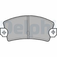 DELPHI LP464 - Lado de montaje: Eje trasero<br>Homologación: E1 90R-01880/455<br>Número de WVA: 20838<br>Sistema de frenos: TRW<br>Artículo complementario / información complementaria 2: Chapa antichirridos<br>Artículo complementario/Información complementaria: con accesorios<br>Material del forro de fricción: Low-Metallic<br>Contacto avisador de desgaste: con contacto avisador de desgaste<br>Ancho 1 [mm]: 104,2<br>Ancho 2 [mm]: 103,8<br>Altura 1 [mm]: 66,6<br>Altura 2 [mm]: 66,6<br>Espesor/grosor 1 [mm]: 16,3<br>Espesor/grosor 2 [mm]: 16,3<br>