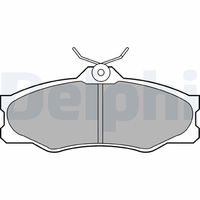 DELPHI LP548 - año construcción desde: 09/1985<br>Lado de montaje: Eje delantero<br>Espesor [mm]: 19,5<br>Homologación: R90 Homologated<br>Longitud [mm]: 130<br>Ancho [mm]: 56<br>Peso [kg]: 1,8<br>Contacto avisador de desgaste: no preparado para indicador de desgaste<br>Sistema de frenos: TRW<br>Tipo de envase: caja<br>Número de WVA: 20979<br>Cantidad de muelles: 4<br>long. de embalaje [cm]: 16,8<br>Ancho de embalaje [cm]: 12,7<br>h embalaje [cm]: 4,7<br>