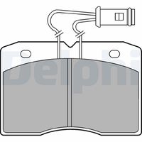 DELPHI LP543 - Juego de pastilla, freno de estacionamiento de disco