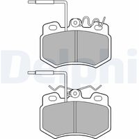 DELPHI LP823 - Lado de montaje: Eje delantero<br>Homologación: E1 90R-01881/522<br>Número de WVA: 20905 20906<br>Sistema de frenos: Bendix<br>Artículo complementario / información complementaria 2: sin chapa antichirridos<br>Artículo complementario/Información complementaria: con accesorios<br>Material del forro de fricción: Low-Metallic<br>Contacto avisador de desgaste: con contacto avisador de desgaste<br>Ancho 1 [mm]: 105,4<br>Ancho 2 [mm]: 105<br>Altura 1 [mm]: 54,3<br>Altura 2 [mm]: 54,3<br>Espesor/grosor 1 [mm]: 17,5<br>Espesor/grosor 2 [mm]: 17,5<br>