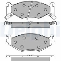 DELPHI LP891 - Juego de pastillas de freno