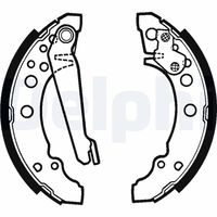 DELPHI LS1276 - Lado de montaje: Eje trasero<br>Sistema de frenos: Ate<br>Diámetro del cilindro del pistón [mm]: 14,3<br>Artículo complementario/Información complementaria: con cilindro de freno de rueda<br>Artículo complementario/Información complementaria: con accesorios<br>Tipo de montaje: premontado<br>Sistema de frenos: ATE (Teves)<br>Diámetro interior de tambor de freno [mm]: 180<br>Ancho [mm]: 32<br>Diámetro del pistón [mm]: 14,3<br>