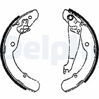 DELPHI LS1784 - Lado de montaje: Eje trasero<br>Número de PR: 1KG<br>Ancho [mm]: 32<br>Sistema de frenos: ATE<br>Artículo complementario / información complementaria 2: con palanca freno de mano<br>Diámetro interior de tambor de freno [mm]: 230<br>