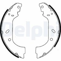 DELPHI LS1715 - Lado de montaje: Eje trasero<br>Diámetro del cilindro del pistón [mm]: 19,05<br>Artículo complementario/Información complementaria: con cilindro de freno de rueda<br>Artículo complementario/Información complementaria: con accesorios<br>Tipo de montaje: premontado<br>Sistema de frenos: Bendix<br>Diámetro interior de tambor de freno [mm]: 256<br>Ancho [mm]: 61<br>Diámetro del pistón [mm]: 19,1<br>