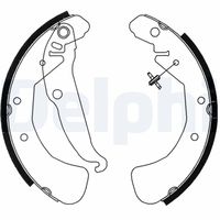 DELPHI LS1829 - Lado de montaje: Eje trasero<br>Diámetro del cilindro del pistón [mm]: 19,05<br>Artículo complementario/Información complementaria: con cilindro de freno de rueda<br>Artículo complementario/Información complementaria: con accesorios<br>Tipo de montaje: premontado<br>Sistema de frenos: Lucas<br>Diámetro interior de tambor de freno [mm]: 229<br>Ancho [mm]: 40<br>Diámetro del pistón [mm]: 19,1<br>