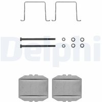 DELPHI LX0122 - Lado de montaje: Eje trasero<br>Sistema de frenos: Citroen<br>