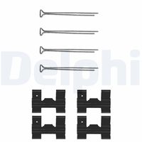 DELPHI LX0023 - Kit de accesorios, pastillas de frenos