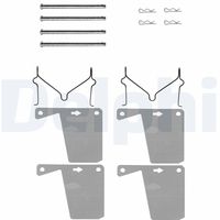 DELPHI LX0028 - Kit de accesorios, pastillas de frenos