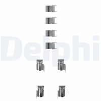 DELPHI LX0183 - Lado de montaje: Eje delantero<br>Sistema de frenos: AKEBONO<br>Peso [kg]: 0,1<br>