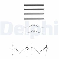 DELPHI LX0211 - Kit de accesorios, pastillas de frenos