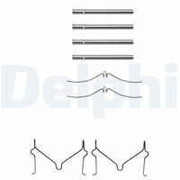 DELPHI LX0143 - Kit de accesorios, pastillas de frenos