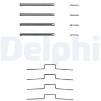 DELPHI LX0165 - Kit de accesorios, pastillas de frenos