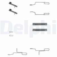 DELPHI LX0168 - Kit de accesorios, pastillas de frenos