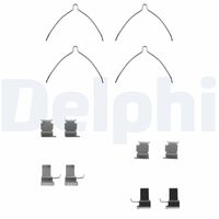 DELPHI LX0258 - Kit de accesorios, pastillas de frenos