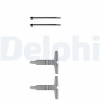 DELPHI LX0312 - Lado de montaje: Eje delantero<br>Sistema de frenos: ATE<br>