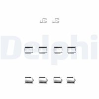 DELPHI LX0343 - Kit de accesorios, pastillas de frenos