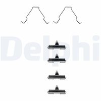 DELPHI LX0267 - Kit de accesorios, pastillas de frenos