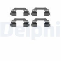 DELPHI LX0425 - Lado de montaje: Eje trasero<br>Sistema de frenos: Bosch<br>