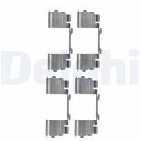 DELPHI LX0479 - Lado de montaje: Eje delantero<br>Sistema de frenos: Brembo<br>Carga útil [kg]: 1600<br>Carga útil: no para carga útil aumentada<br>