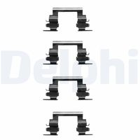 DELPHI LX0364 - Kit de accesorios, pastillas de frenos