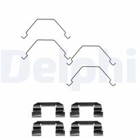 DELPHI LX0375 - Kit de accesorios, pastillas de frenos