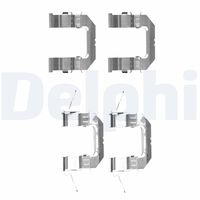 DELPHI LX0529 - Kit de accesorios, pastillas de frenos