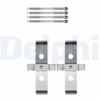 DELPHI LX0455 - Kit de accesorios, pastillas de frenos