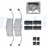 DELPHI LX0509 - Kit de accesorios, pastillas de frenos