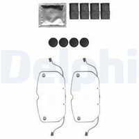 DELPHI LX0406 - Kit de accesorios, pastillas de frenos