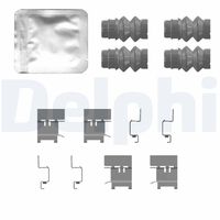 DELPHI LX0439 - Lado de montaje: Eje trasero<br>Sistema de frenos: TRW<br>