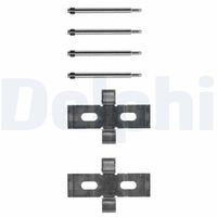 DELPHI LX0052 - Kit de accesorios, pastillas de frenos