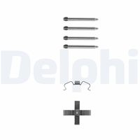 DELPHI LX0263 - Kit de accesorios, pastillas de frenos