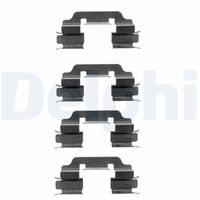 DELPHI LX0377 - Kit de accesorios, pastillas de frenos